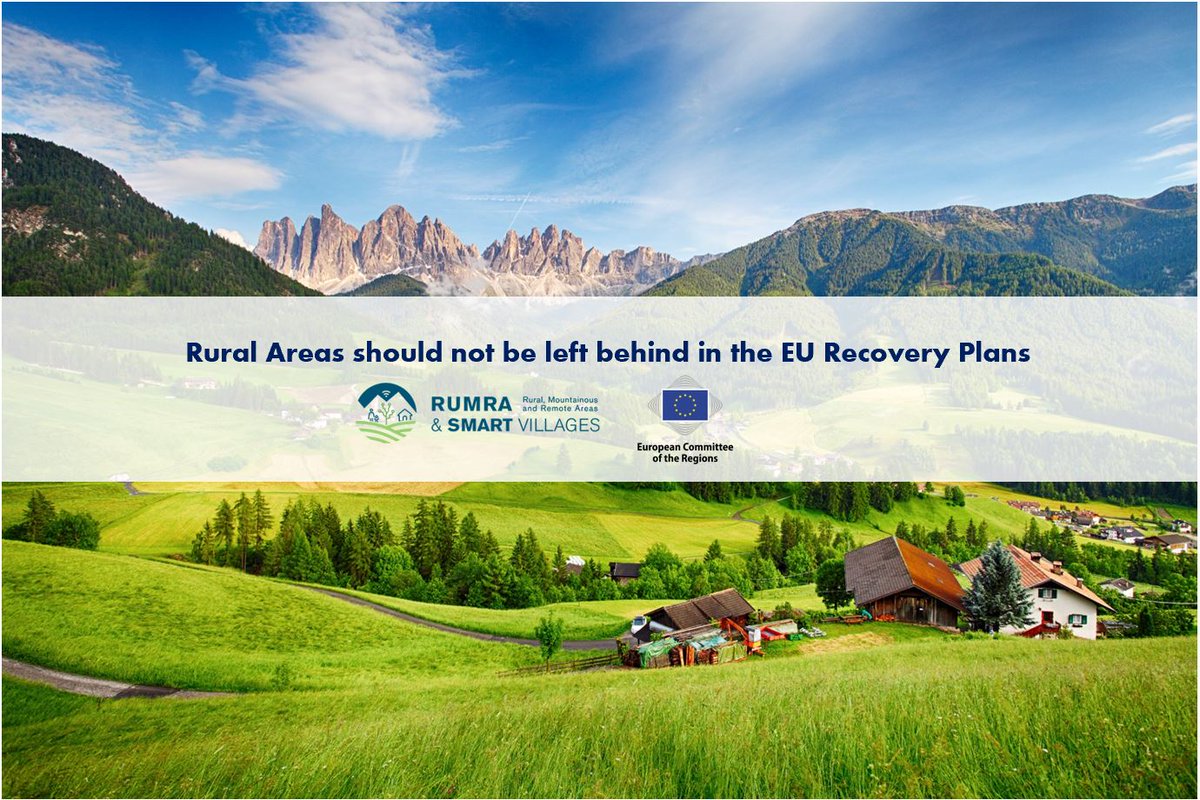 IntergroupRUMRA's tweet photo. [PRESS RELEASE] The RUMRA &amp; #SmartVillages Intergroup &amp; the @EU_CoR strongly reject any plan that does not follow the partnership principle and fails to associate #RuralAreas in the drafting of the #Recovery #RRF plans. #Rural2040 @nnienass 👉https://t.co/CwCHuAT5K0👈 https://t.co/rPdKXDNa7c