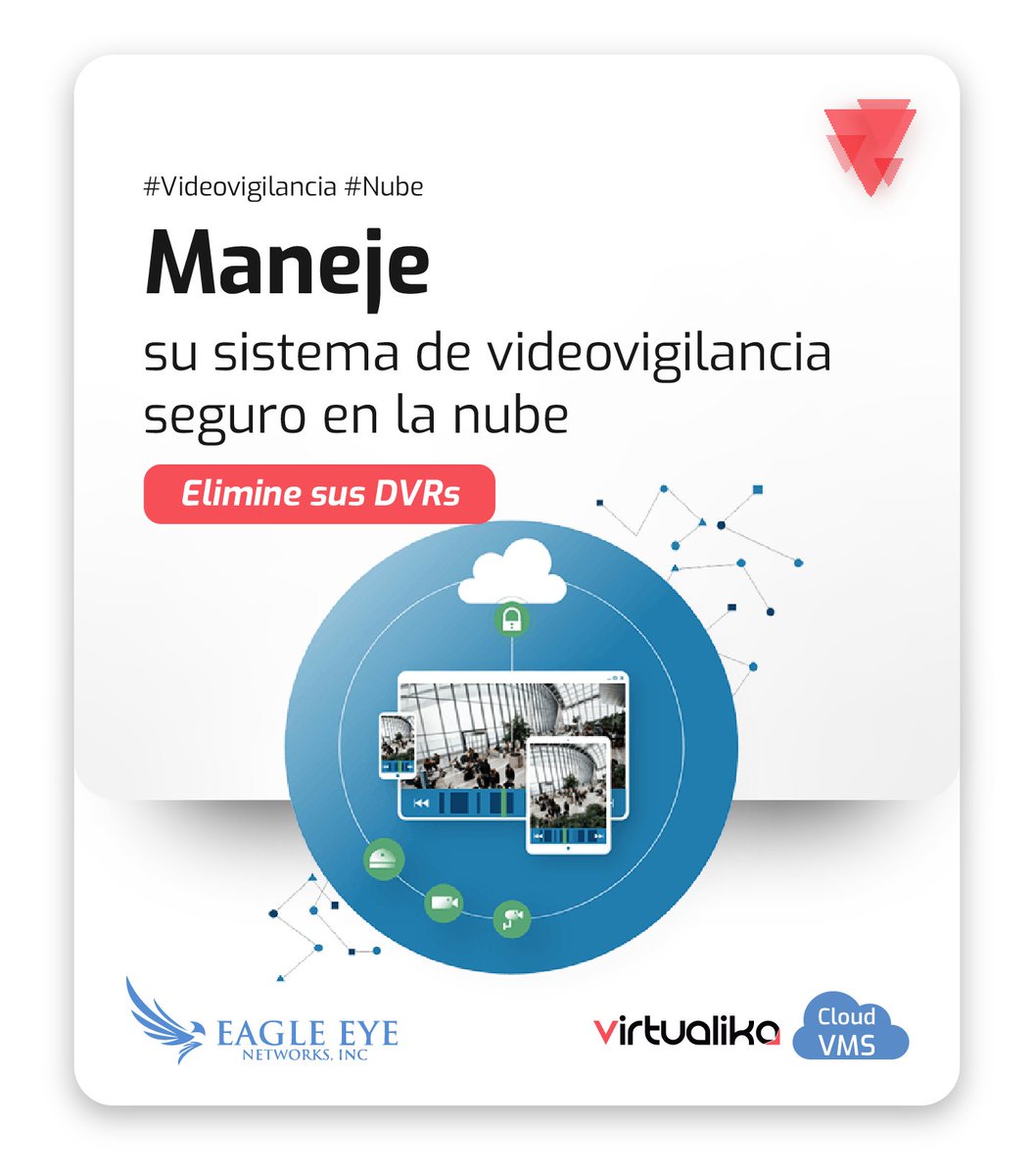 virtualika_ec's tweet photo. Maneje su sistema 🖥️ de videovigilancia seguro en la nube ☁️. Asegure su Sistema de videovigilancia con una ciberseguridad robusta 🛡️

Conozca más de nuestros servicios:
🔴 https://t.co/fsZKa7ecML

#Videovigilancia #Nube https://t.co/FbtToqjo2H