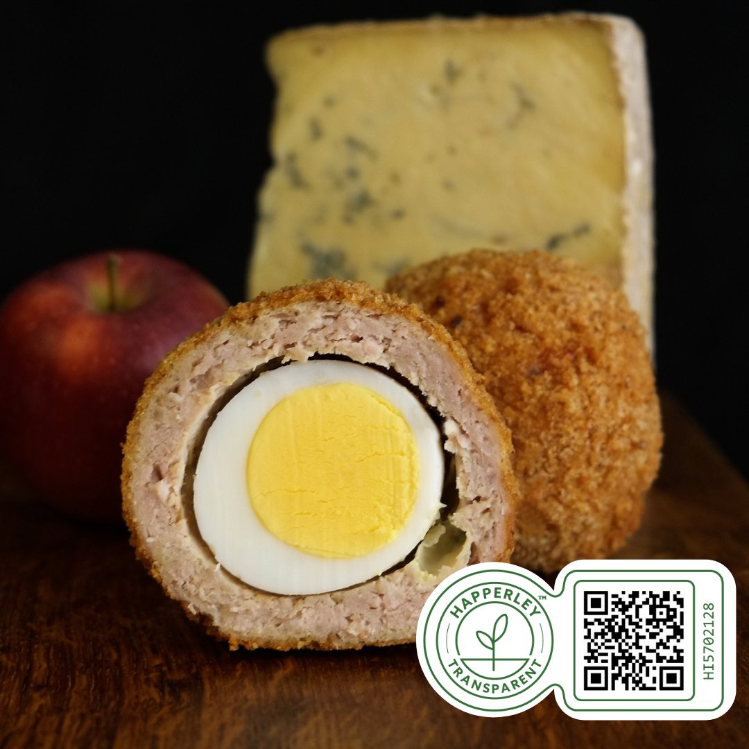 HapperleyHQ's tweet photo. Hatched in 2002, The Handmade Scotch Egg Company are on a mission to make the humble Scotch egg Britain's favourite snack once again. Check out their Happerley profile here: https://t.co/zoe18ViXEK https://t.co/nq1YB7aWbO