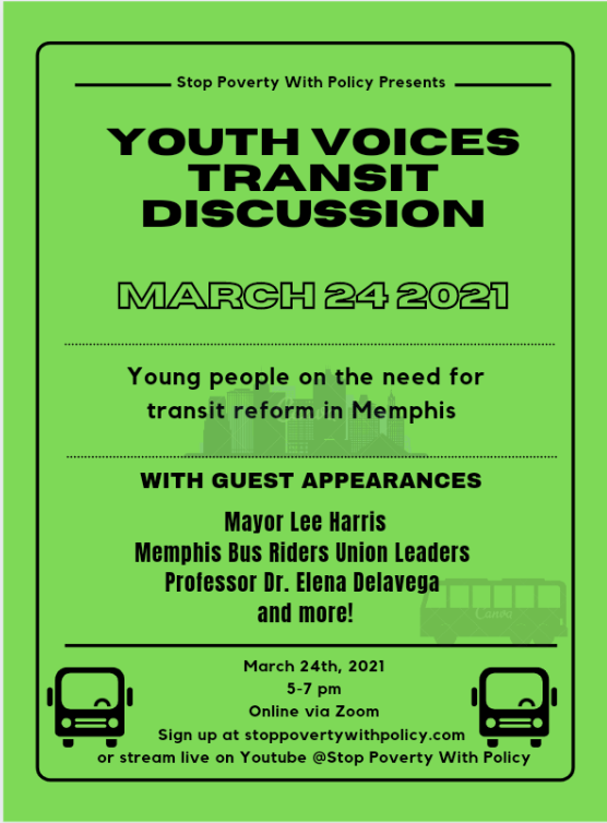 MemphisBRU's tweet photo. TOMORROW! MBRU will be part of this discussion about improving transit in Memphis, hosted by our new friends at @policyvspoverty. Sign up at https://t.co/MTpulHY2mb, and we hope to see you on the 24th at 5 PM! https://t.co/lbdrI9FQyc