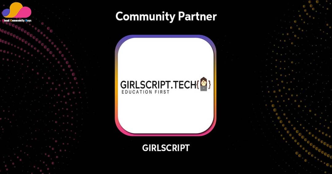 girlscript_fbd's tweet photo. @Girlscript1 is glad to be the Community Partner for Cloud Community Days by @KonfHub!

Join amazing sessions 👩‍💻 on Serverless &amp; DevOps at #CCDaysOnline happening on March 24 &amp; 25. Free Registration 🎟️!

Register on: https://t.co/1bHIuT00RK

#girlcript #girlscriptfbd #learning https://t.co/YUTCzqaHWj