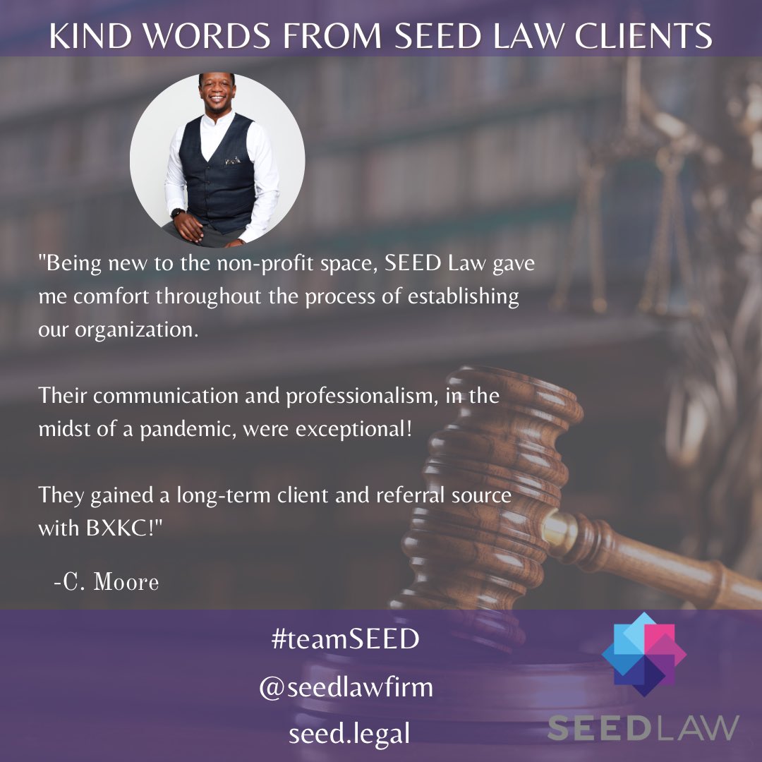 Visit bxkc.org to get involved in Black Excellence KC’s ongoing programs: Representation Matters &amp; Rebuild Honestly.

#teamSEED #BusinessLaw #blackexcellence