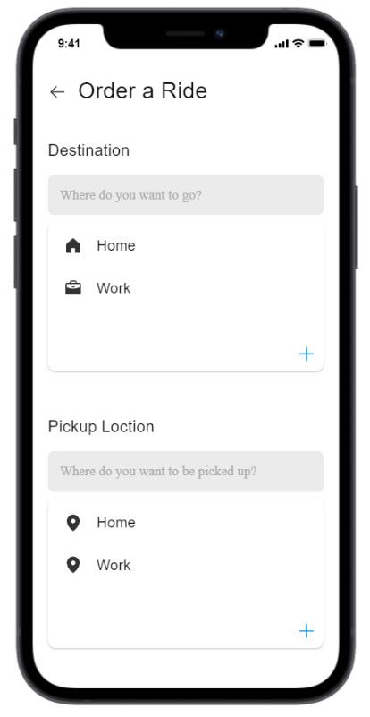 VEMI_Lab's tweet photo. This series of images shows how AVA utilizes familiar elements from existing ridesharing apps, enabling users to easily order a ride in an autonomous vehicle 2/2

#Accessibility #InclusiveDesign https://t.co/XBaZJx1HYa