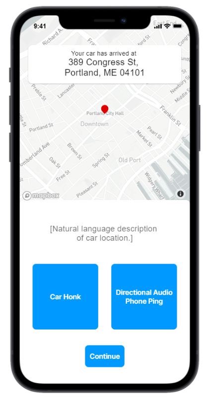 VEMI_Lab's tweet photo. This series of images shows how AVA utilizes familiar elements from existing ridesharing apps, enabling users to easily order a ride in an autonomous vehicle 2/2

#Accessibility #InclusiveDesign https://t.co/XBaZJx1HYa
