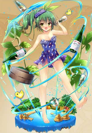 ホップ 花騎士はホップが好きだった つっても温泉浴衣しか持ってなかったんだが 武鎚 鹿児島鯖のトレーナーのイラスト