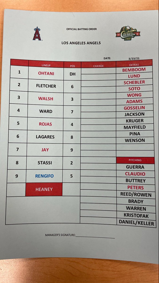Angels's tweet photo. 😇 @ 🤠
⚾️ 1:05pm PT
📺 @FoxSportsWest
📻 @AngelsRadioKLAA https://t.co/hswEA97Ki2