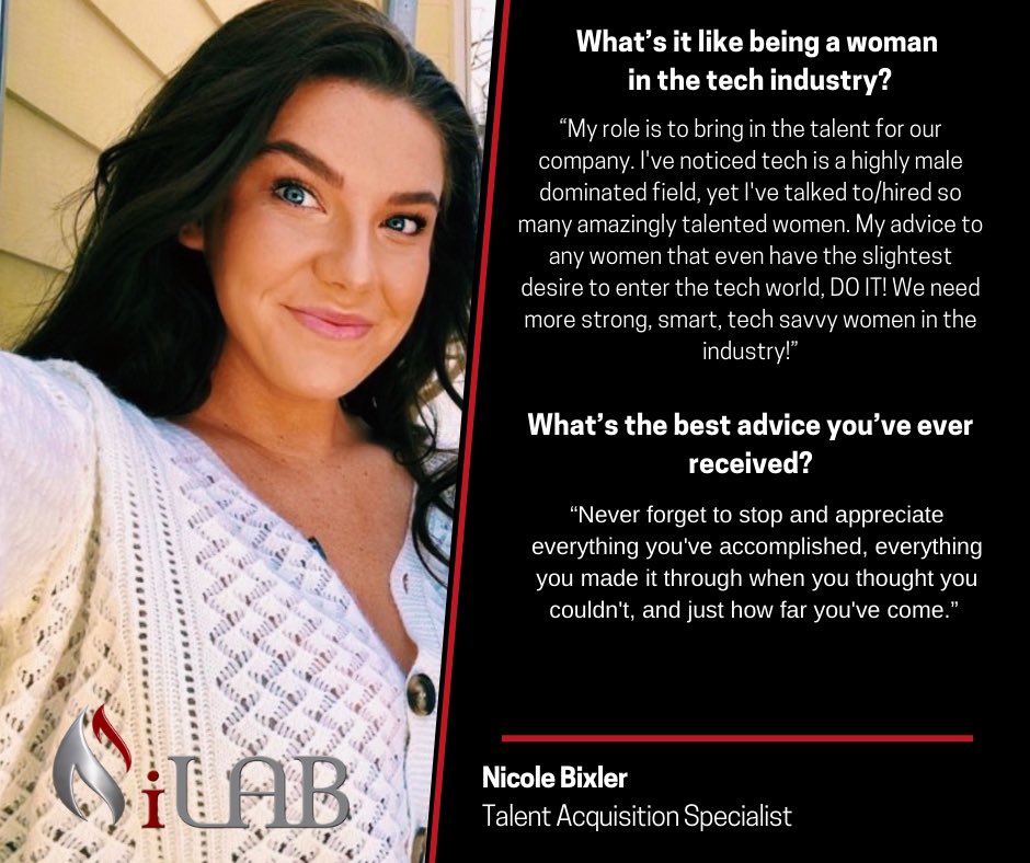 iLABQuality's tweet photo. International Womenβs Month still isnβt over! Meet even more of our fantastic iLAB ladies from our North America office: Brittani, Amber, Amina, and Nicole!
π₯
πΊ
π₯
#TeamiLAB #InternationalWomensHistoryMonth #WomenInTech https://t.co/9Irfd1ksn3