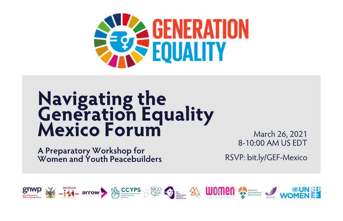 IUCN_Gender's tweet photo. Tomorrow, @gnwp_gnwp @NamibiaUN, @MexOnu, @ARROW_Women, @Canada_YPS, @NGO_CSW_NY @AYAP_Af, @OurGenPeace, @genderplatform &amp; @TheWIPCentre are gearing up for #GenerationEquality by holding a session for #women/youth peacebuilders to cohere strategies: https://t.co/yqOmApwHbW https://t.co/1FDLXSnV70