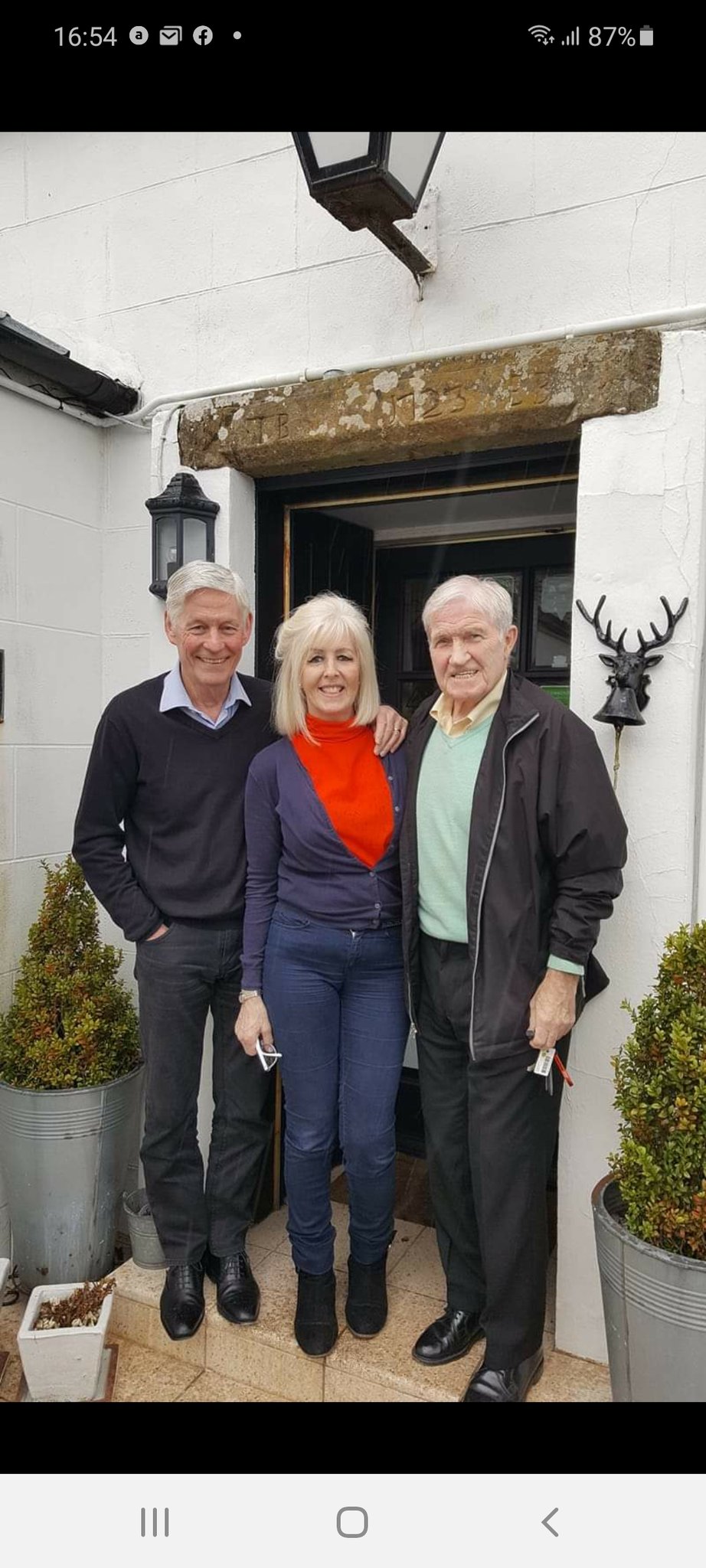 Happy Birthday Bertie Auld Debbie & Jim McCalliog  
