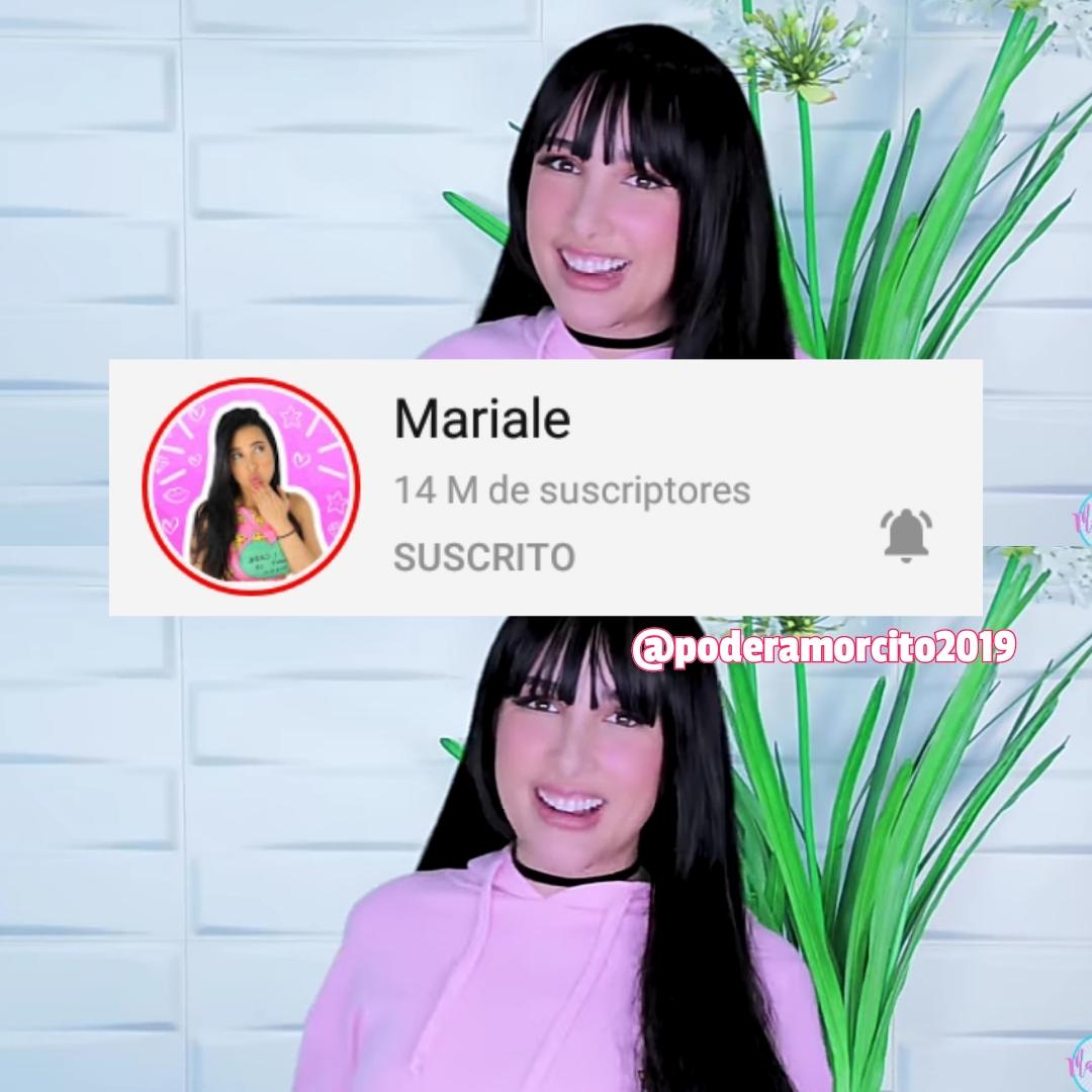 amorcitos2019's tweet photo. Estoy tan feliz @MarialeOficial ya llegó a los 14 millones en su canal en español 🎉 super merecido mariale 💕 https://t.co/LhcqwkKBKm