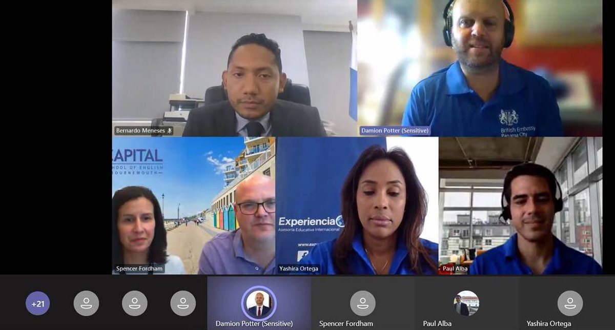 Me siento honrado de haber conversado con 25 estudiantes que estarán completando 8 meses de estudios de inglés en el Reino Unido, gracias a <a href="/IFARHU/">IFARHU</a> <a href="/CapitalSchool/">Capital School of English-Bournemouth</a> y <a href="/ExpeOverseas/">ExperienciaOverseas</a>

#PanamáUK estrechan los lazos educativos y culturales de nuestras naciones🤝🇵🇦🇬🇧📚 <a href="/MarujaGordaydeV/">Lupita Gorday de Villalobos</a>