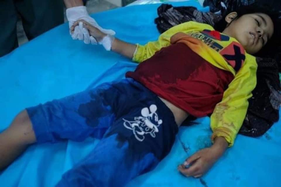 May_Zune_Win's tweet photo. Myanmar Soldier shot 7 years girl in front of the family in their home. Please ..>STOP KILLING INNOCENTS >>> #WhatsHappeningInMaynmar #CrimesAgainstHumanity #Mar23Coup https://t.co/igsbUmJgxF
