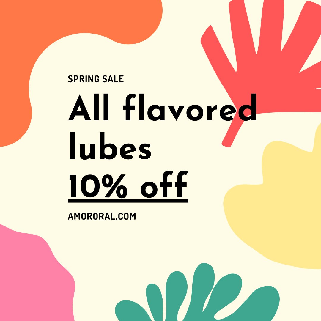 amor_oral's tweet image. Head to our website while we have ALL of our flavored lubes on SALE for 10% off! Now until the end of the month! 

#AmorOral #amor #flavoredlube #salesalesale #springsale  #warmweather #couples #sexytime  #marchmadness #springfling