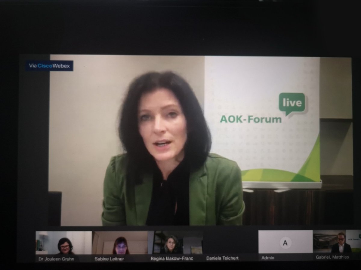 ManWa86's tweet photo. Vorständin Daniela Teichert stellt beim #AOKForumLive klar, dass die @AOK_Nordost mehr in die Krankenhausplanung eingebunden werden will. @UNonnemacher @MSGIV_BB @fruehgeborene #IQTiG #Patientensicherheit #Mindestmengen https://t.co/OC97TDyG1V