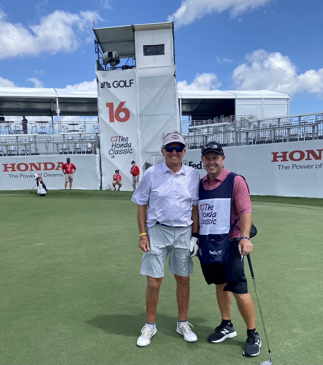 Just_ME_1111's tweet photo. @SteveSpurrierUF  @lancebailey005 
OBC = winning...... Just a couple of East Tennessee Boys  playing a lil golf. It looks like Spurrier was the good luck charm for Matt Jones and Lance Bailey at The Honda Classic. Congratulations guys! https://t.co/eEIVXAlNGA