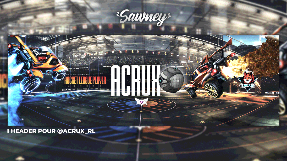 Sawneey's tweet photo. ๐๐๐ ๐๐๐๐๐๐ ๐
๐๐ @Acrux_RL ๐๏ธ
On sort cette fois-ci du registre Fortnite pour s'attaquer ร Rocket League et pas avec n'importe quel joueur ๐ฅ
En espรฉrant qu'elle lui plaise ๐
#CreateWithSawney ๐จ https://t.co/sc1jek2tZl