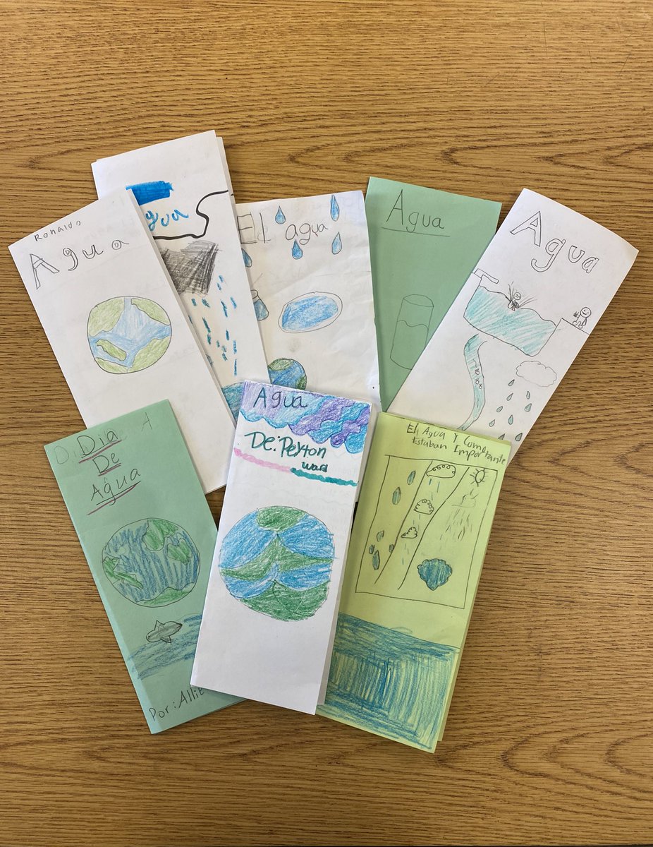 MeliPatinoC's tweet photo. To commemorate #WorldWaterDay we did some brochures to explain why water is important and how to take care of it! #SDG6 #SDG14 https://t.co/VAr9LWOt07