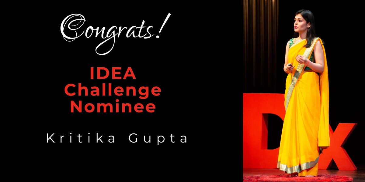 TEDxUnivMS's tweet image. Thank you for your nominations for the IDEA Challenge! We had a lot of nominations with rave comments.  Kritika Gupta received the most nominations and we look forward to sharing Kritika&apos;s official video when it comes out! #Resilience #IDEAChallenge #TEDxUnivMS21