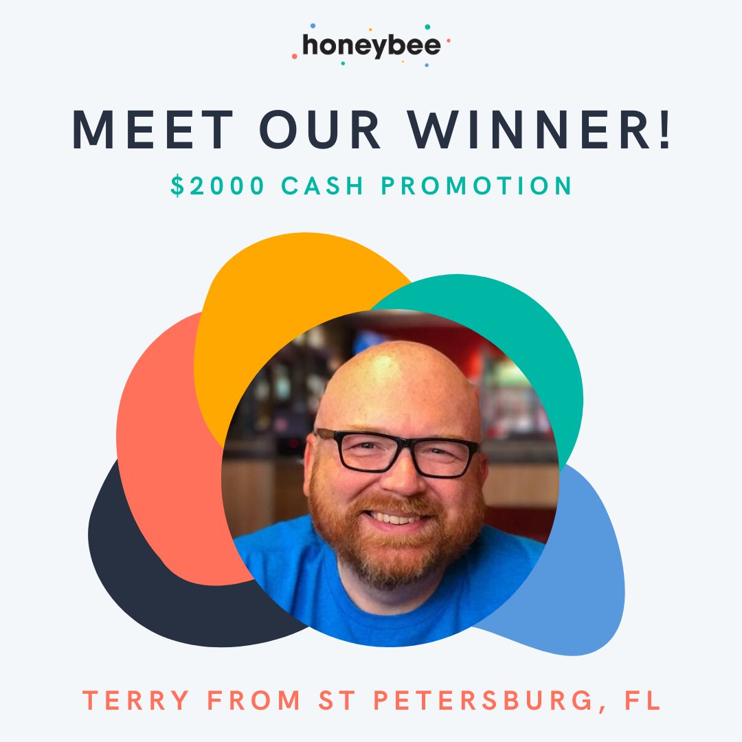 Congratulations to Terry, a St. Petersburg, FL resident who is the winner of our $2000 cash promotion! Terry plans to use the cash towards an amazing experience at summer camp for his daughter. 🔅