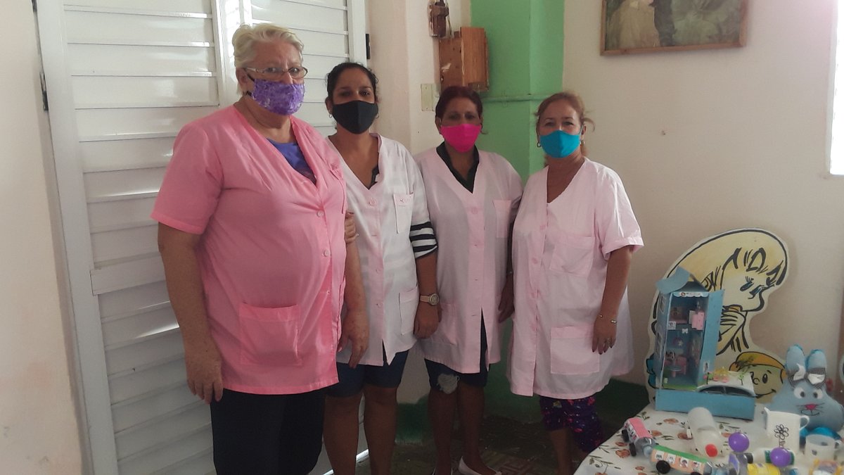 PrimeraInfanc15's tweet photo. Festival de juguetes  realizado en el Círculo Infantil  "Dulce Sonrisa" celebrando el 60 Aniversario de su creació con apoyo de la familia; cumpliendo todas las medidas higiénicas- sanitarias. Orgullo de nuestra Revolución.   #SomosContinuidad 💯🇨🇺💞 https://t.co/TvGYUypVA0