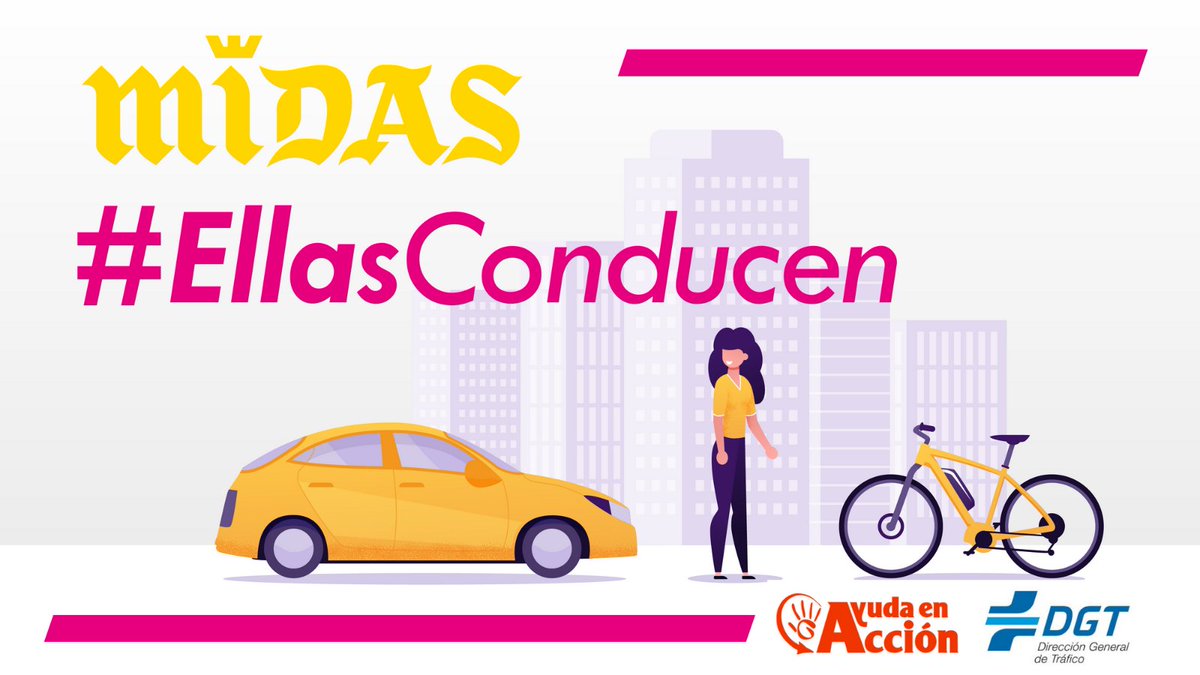 midas_es's tweet photo. Mañana presentamos los resultados del estudio #EllasConducenPorLaCiudad en el que analizaremos los hábitos y preocupaciones de las mujeres a la hora de moverse por la ciudad. Nos acompañarán @ayudaenaccion @AnaCarrasco_22 y @DGTes 
#EllasConducen #MidasCity https://t.co/MzxvpClMTL