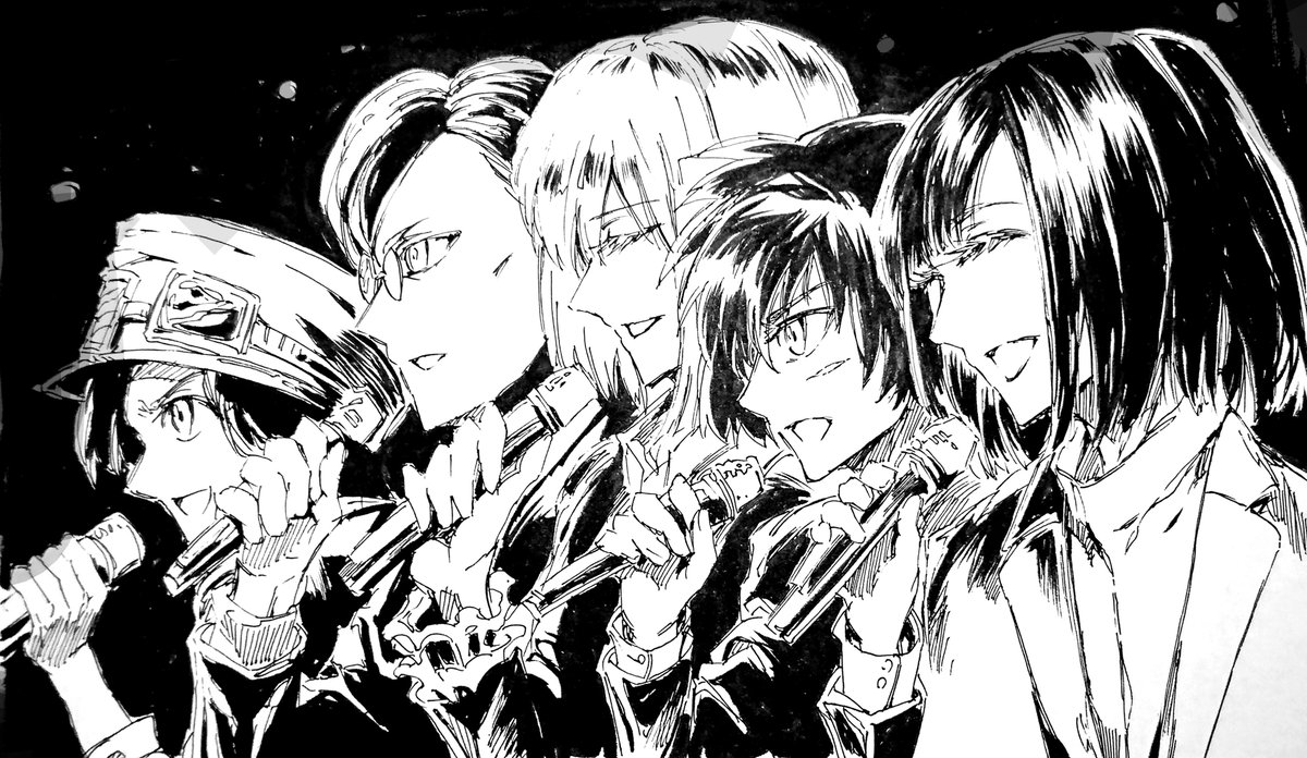 ジブリ男子でコンサート描いてみました

#ジブリキャラ 
#ジブリ 