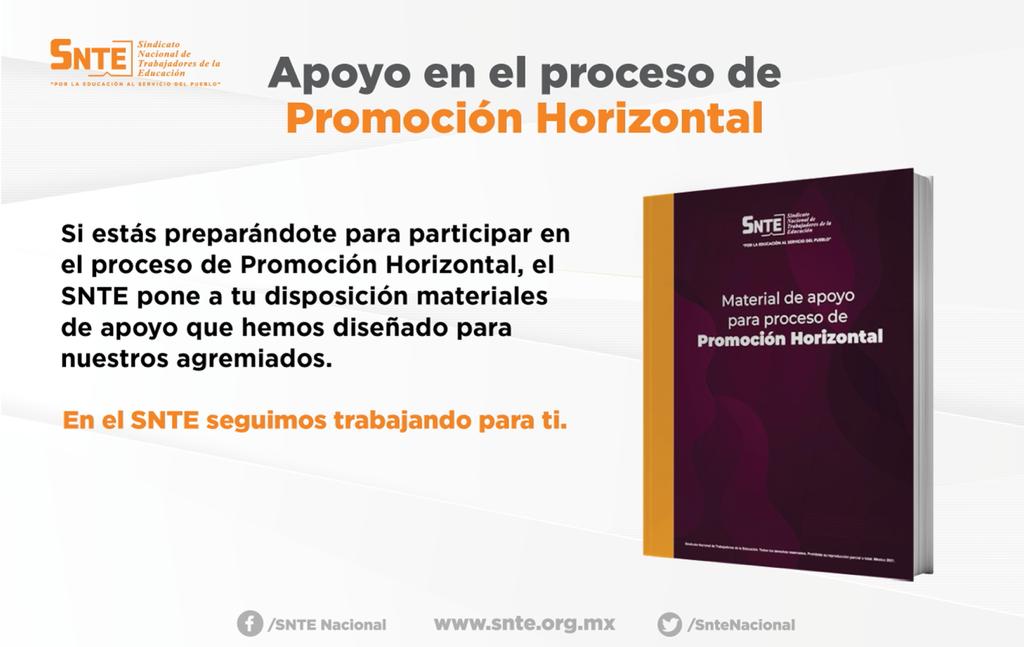 MARIASILVIAARM2's tweet photo. #TodosSomosUno 🙋‍♀️🙋🙋‍♂️

👩‍🏫 Maestr@s 👨‍🏫 Si desean participar en Proceso de Promoción Horizontal 🍎📚 el #SNTE dispone para tu preparación 👉Instrumento de valoración: conocimientos y aptitudes✔️ y entrevista por el colectivo docente✔️

Consúltalo 🧑‍💻
👉 https://t.co/yW33q6nu6U 👈 https://t.co/d1a9msAKCl