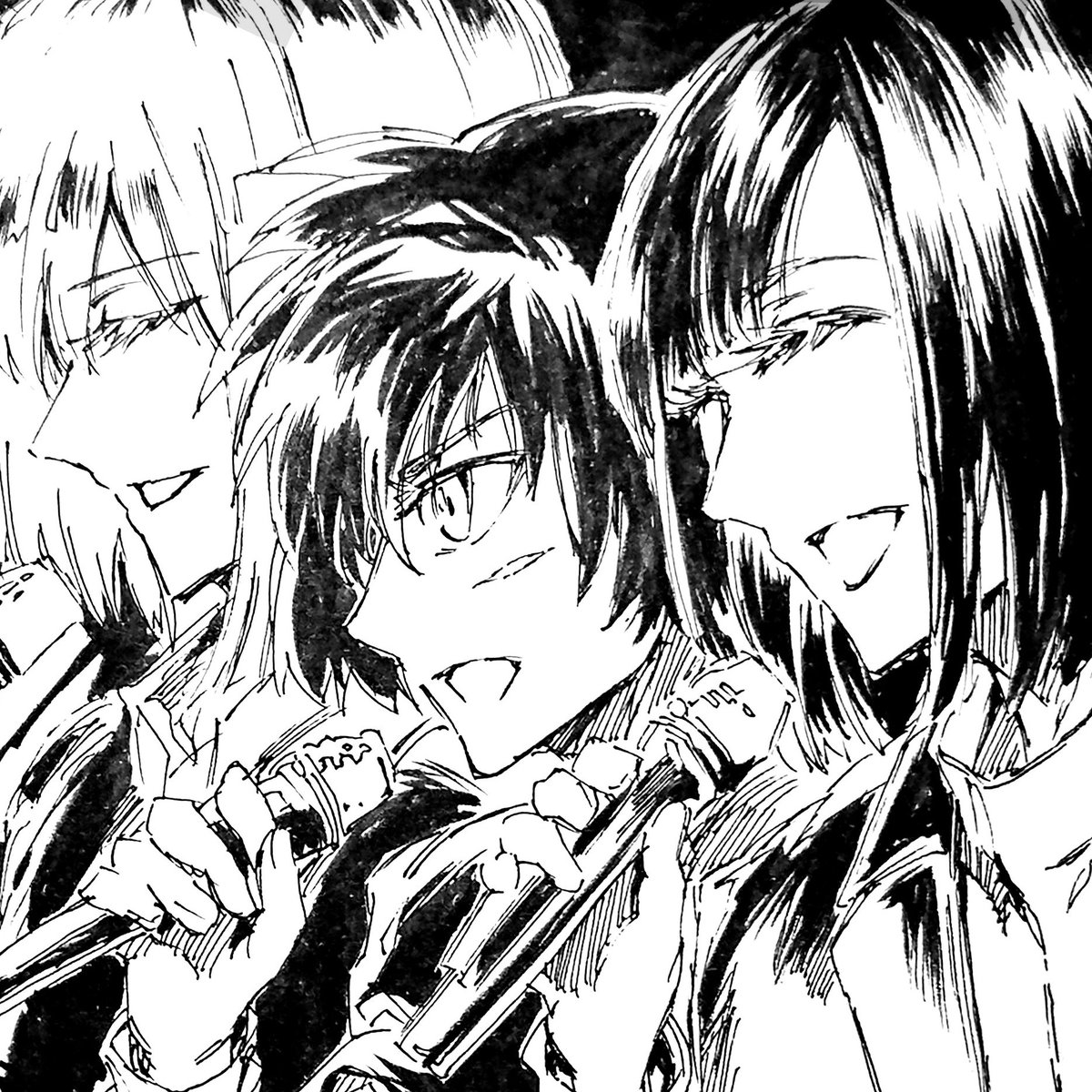 ジブリ男子でコンサート描いてみました

#ジブリキャラ 
#ジブリ 