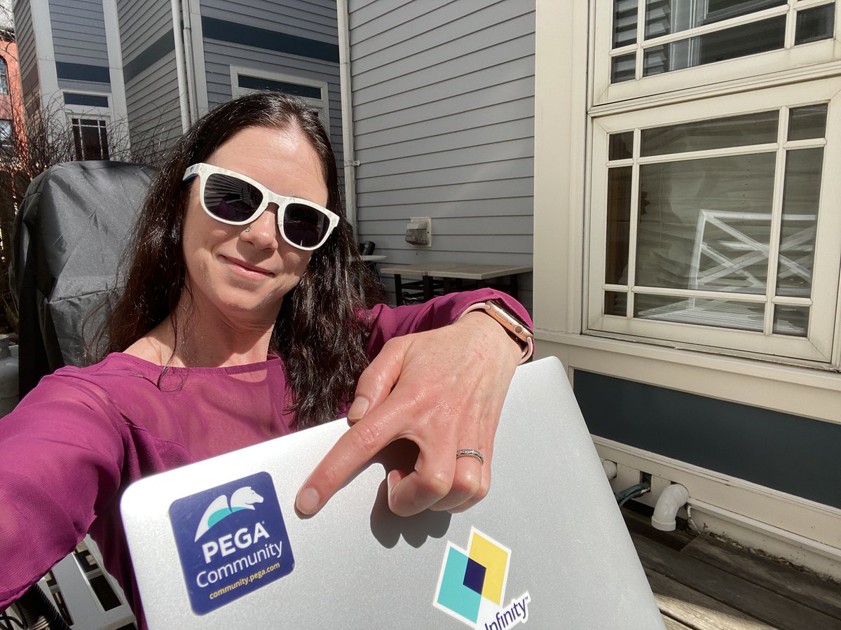 Steph__Louis's tweet photo. Pega Community being powered by the remote working sunshine #pegadev https://t.co/Exdk9w2yGA