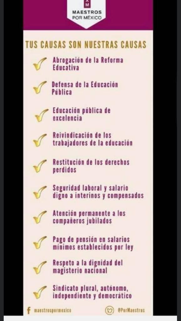 JorgeMaestro3's tweet photo. Desde su concepción MxM ha tenido el enfoque de luchar por las causas que atañen a los trabajadores la educación y la educación pública, es por ello que a tres años de su fundación refrendamos el compromiso con la comunidad educativa.

 #MxMEnLucha #MxMSolidario https://t.co/CGsCcXMYQF