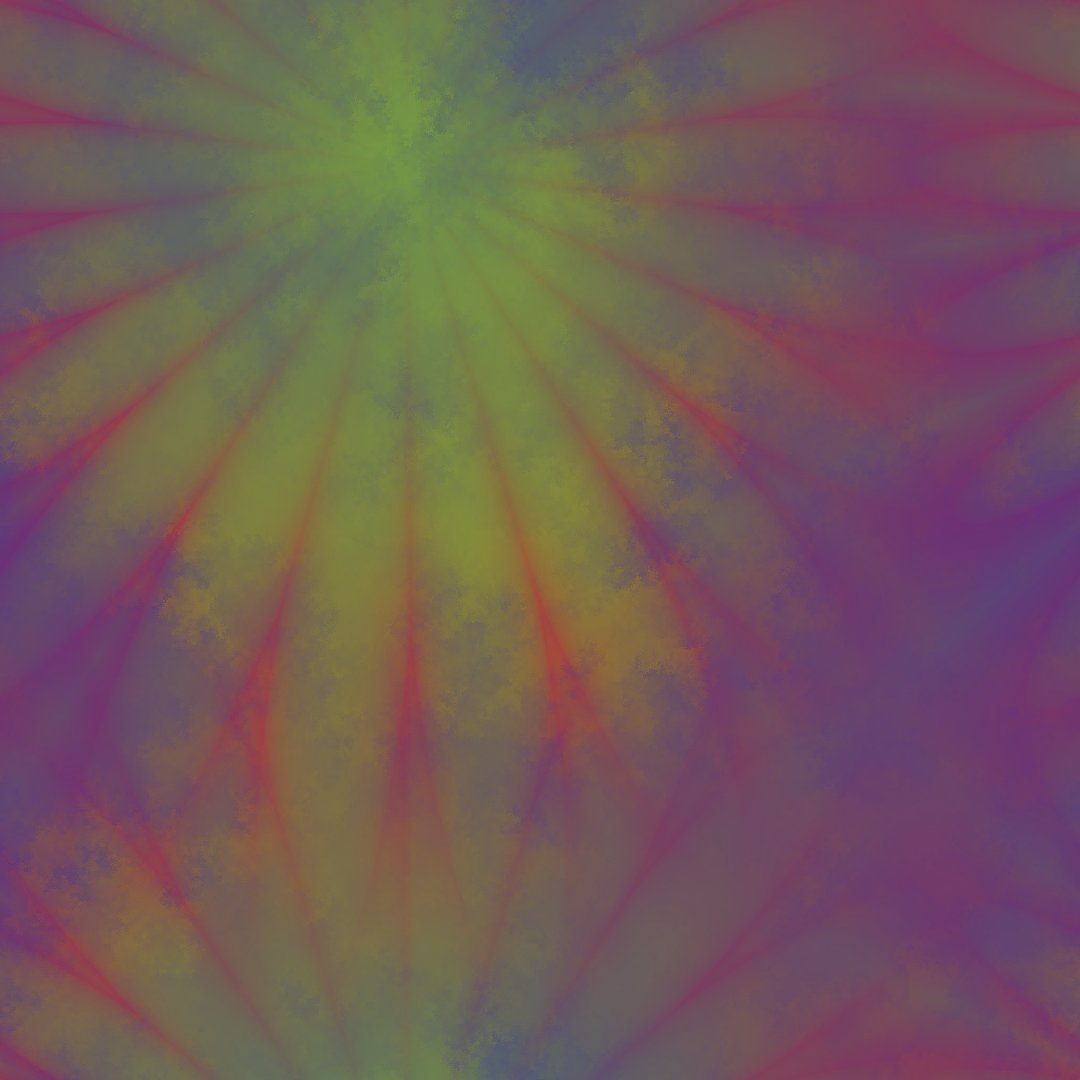 Polluted Sunburst
#ProceduralArt 
#generative