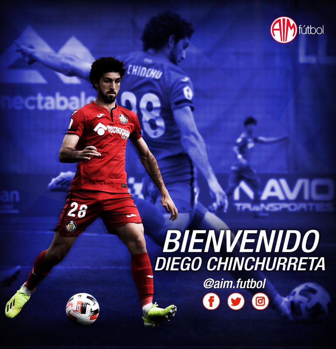 SantistebanEric's tweet photo. Diego Chinchurreta “Chinchu” confía en @AIMfutbol para gestionar su carrera deportiva. El central indiscutible en el Juvenil DH del @GetafeCF y un habitual en el filial. También, ha sido convocado con el primer equipo azulon. ¡Por muchos años más! @CanteraGTF https://t.co/buRwK1Cgb0