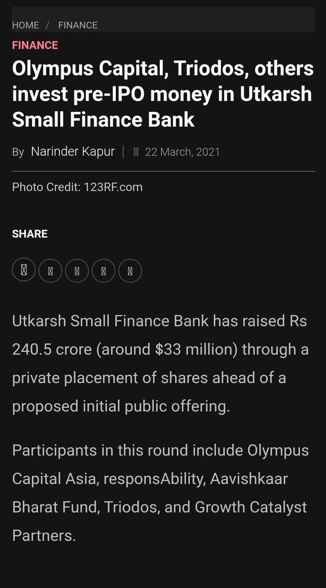 UnlistedXChange's tweet image. Buying / Selling shares of #Utkarsh #CoreInvest.  

Kindly let us know if any interest. 
Call / What'sApp 079775 29030. 

Other #Unlisted #Shares available
#Paytm #HDBFinancial #UtkarshCoreInvest #HDFCSecurities #CSK #MSEi #CareHealth #BBQNation #ICEX 
#TataTech #RelianceRetail
