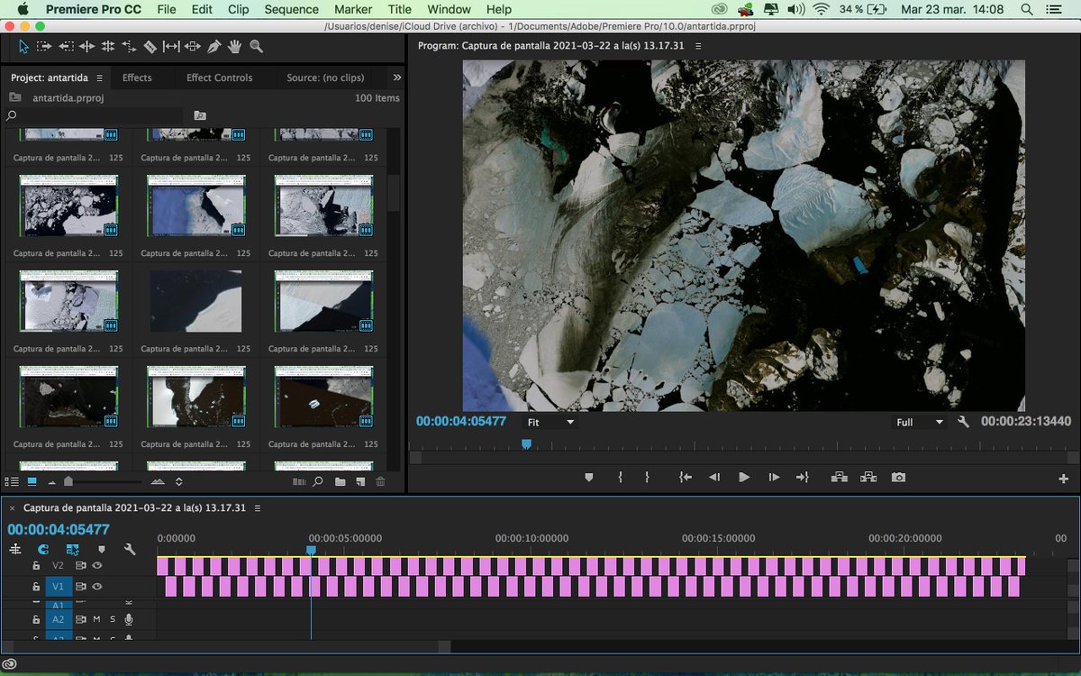 working on something new with ma friend gg earth #premierepro #antartida #cryptoartist