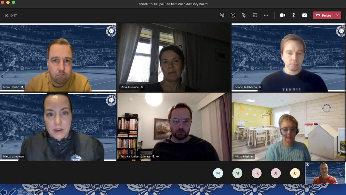 Olipahan inspiroiva ja aikaansaava Kaupallisen toiminnan Advisory Board 💎 Tenniksen markkinointia ja tuotteistamista käytiin läpi - arvokasta tietoa, kehittyminen mielessä!

#YhdessäEnemmän #YhdessäMenestyen #urheilumarkkinointi
