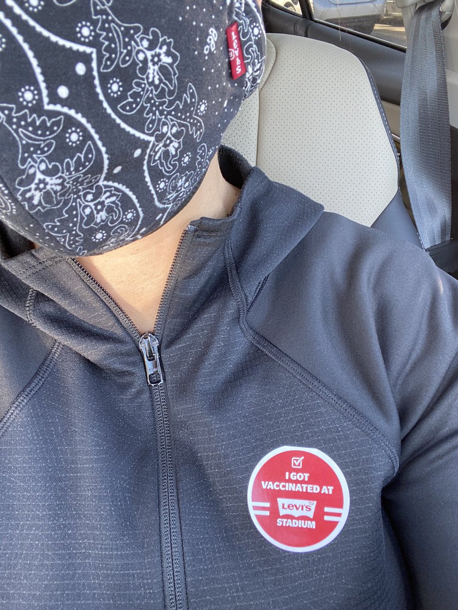 MonicaVillaF3's tweet photo. Beyond Grateful #vaccinated #COVID19Vaccination 
#WheresMyFace ❤️ #LevisStadium https://t.co/S4jEUg7UJ2