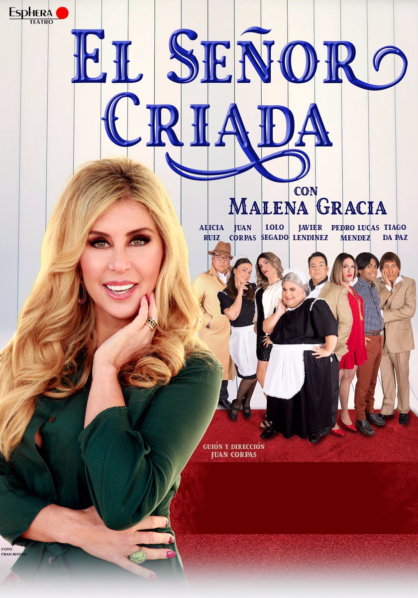 El próximo sábado 27 de Marzo, Día Mundial del Teatro, la disparatada comedia “El Señor Criada” llegará al @Teatro_zorrilla de Valladolid con una única función que se representará a las 19:30 horas.

#risas #laculturaessegura @Teatro_zorrilla #valladolid #ocioenvalladolid