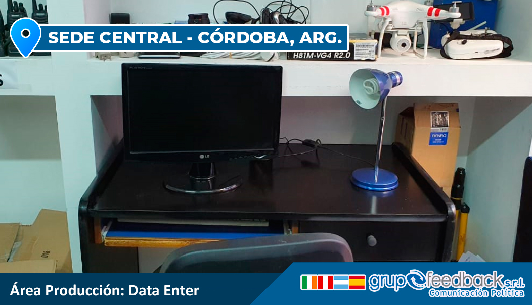 GrupoFeedback's tweet image. El espacio de #DataEnter es donde se computan los resultados de las encuestas que realizamos 💻💬

#ConociendoFeedback #Política #ComunicaciónPolítica #GrupoFeedback