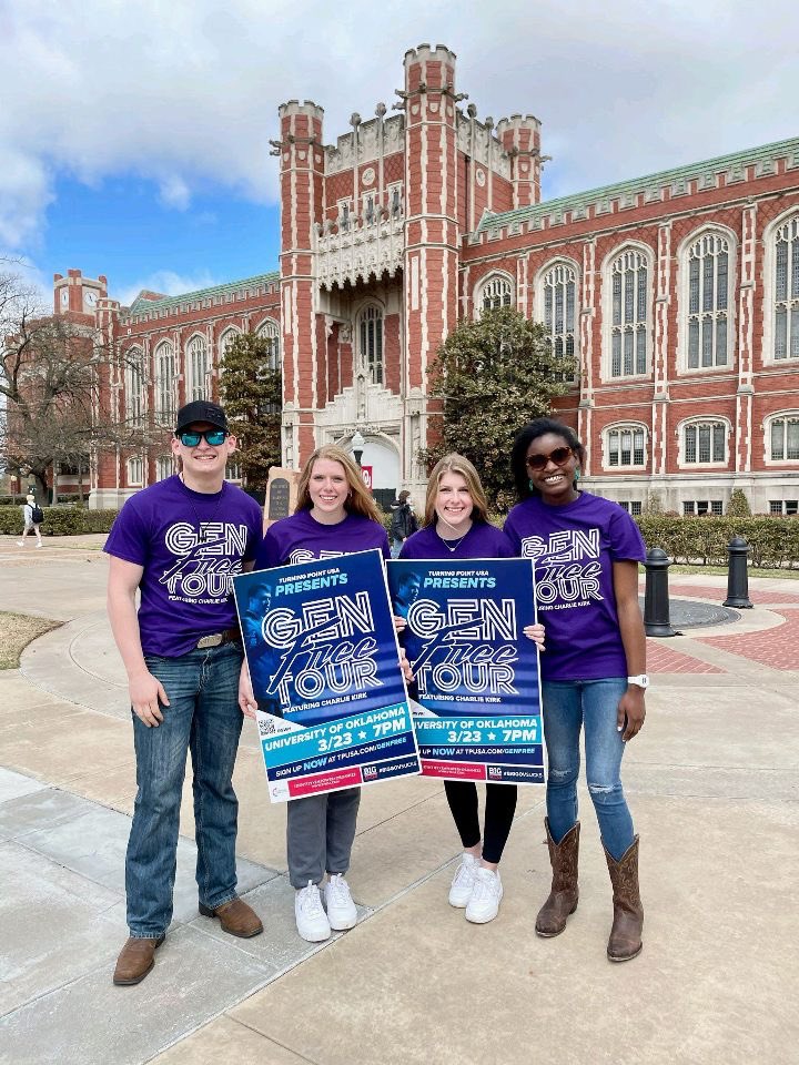 Turning Point USA @OU tweet media