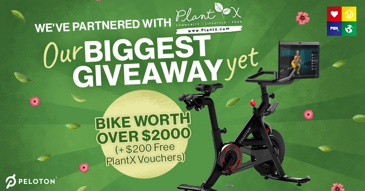 Our biggest #giveaway yet! Win a #peloton bike worth $2000 and get a $200 voucher to spend at @goplantx  - enter here 👉 plnt.news/plantX
