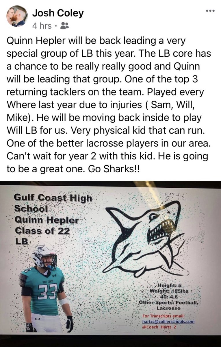 ColtonHepler's tweet photo. Anyone to get this guy on your team will be very lucky! He is a 2 sport athlete (starter in both) and is ranked top 100 in class of 2022 for lacrosse as well! https://t.co/J56uNngIso