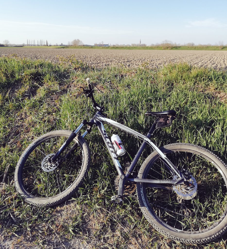 onetwothreefaw's tweet photo. Quello la in fondo è il torrazzo. #Cremona #mtblife #scottaspect https://t.co/GfdyJK4tIM