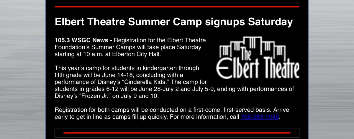 105.3 WSGC Radio (@3wsgc) on Twitter photo 