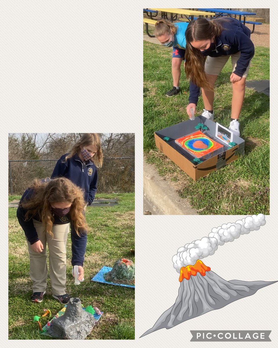 sfxtigers's tweet photo. Yesterday, 6th grade ‘erupted’ their model volcanoes! 🌋 #SFXTigerPride #1Faith1Family1SFX https://t.co/wYypJjb9D9