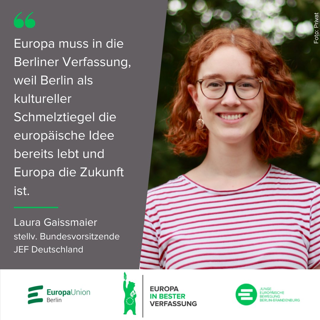 EuropaUnionBE's tweet photo. Vielen Dank @lauras_ga @jef_de für deine Unterstützung! #EuropaInBesterVerfassung https://t.co/WdmH92t8Db