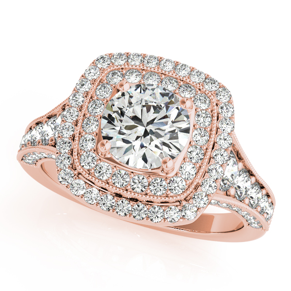 RingsUsa's tweet photo. Flashy engagement rings demand the center of attention. Nothing wrong with that, right? This rose gold beauty has 105 total diamonds, including a square shaped double halo, side stones and accent stones.

See all of our rose gold engagement rings here: https://t.co/ztXygPiEt0 https://t.co/TKxskjY8Lq