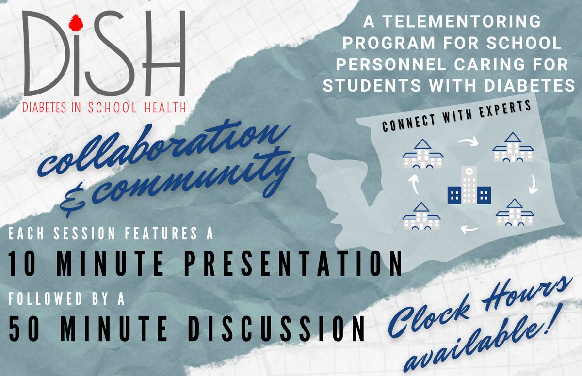 diabetes_dish's tweet photo. Introducing... #DiabetesinSchoolHealth (DiSH) #Washington! 

Our #DiSHWI sessions have been going so tremendously well, we have expanded! 

Our #DiSHWA program will debut on 4/21/21 at 3pm PST. 

#schoolhealth #schoolnurse #diabetes #T1D #T2D
@SNOWashington @UW_Pediatrics https://t.co/whLyPNX6vU
