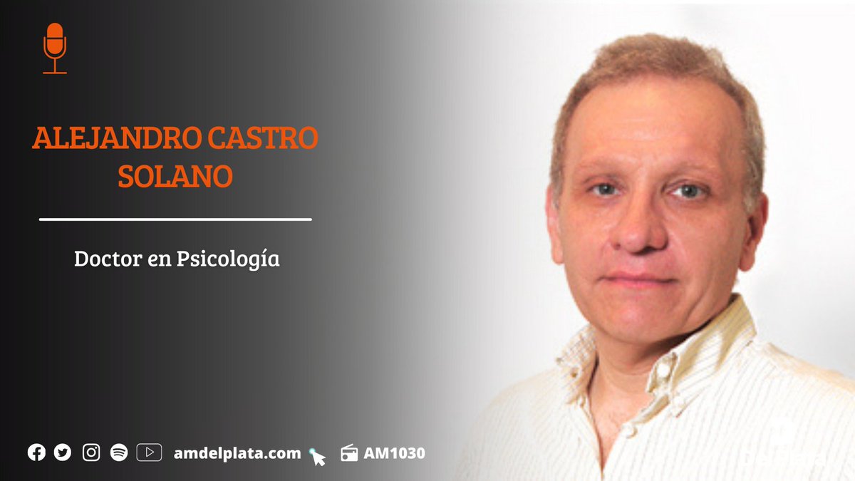 📻 [#NadaDeSiesta] Alejandro Castro Solano, doctor en Psicología, en  comunicación con Andrea Landi 🎙AM1030 📲1123401030 🔊  https://t.co/rQG1ZIO1md