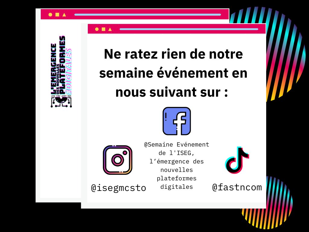 isegcom_tlse's tweet photo. [SEMAINE #PUBCOMMEDIAS]
➡️ Restez connectés!

Demain @Chrisblackpink prend le contrôle de notre compte #Instagram (isegmcsto) pour une #conférence #live qui allie nouvelles #plateformes et #marques !

Ca commence à 11h 🤳

visuel réalisé par nos étudiants https://t.co/C2blaJN3Su