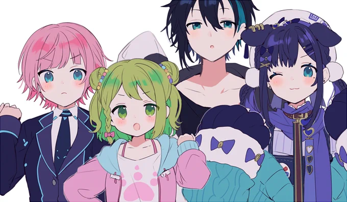 ファイト～!?
#寒色シスターズ 